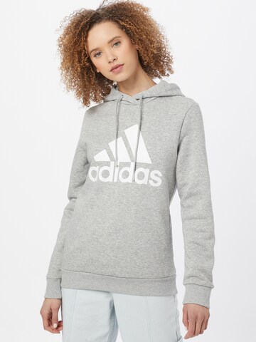 ADIDAS SPORTSWEAR Αθλητική μπλούζα φούτερ 'Essentials' σε γκρι: μπροστά