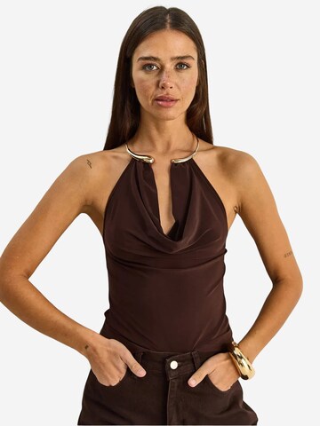 Top di Bianco Lucci in marrone