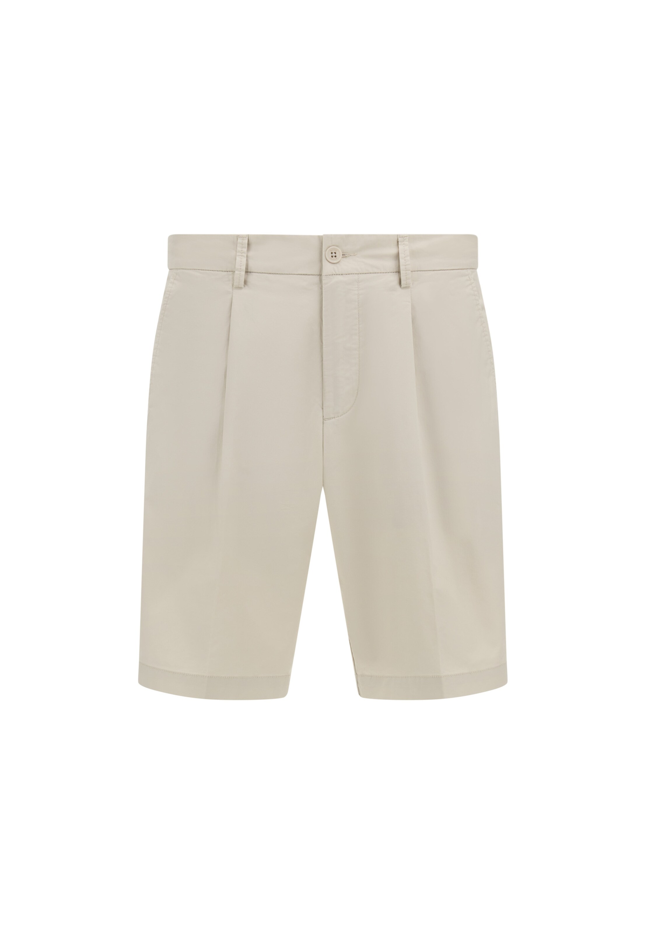 Boggi Milano Regular Shorts in Beige: Vorderseite