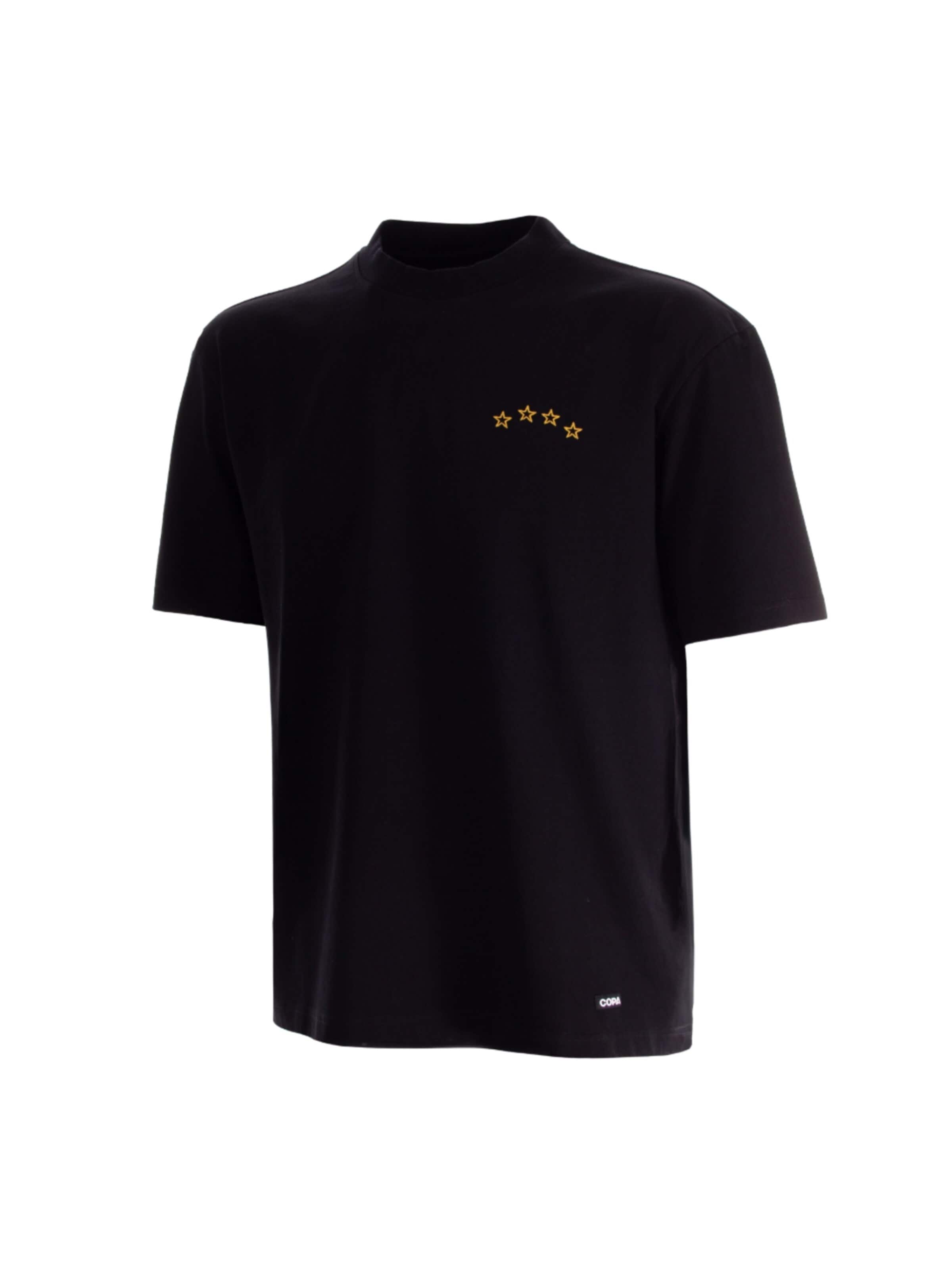 COPA FOOTBALL Shirt 'Germany Legends Geborduurd T-shirt' in XS in de kleur Zwart, Productweergave