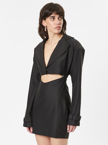 Robe de cocktail Misspap en noir : devant