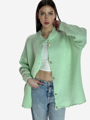Elara Knit cardigan in Green