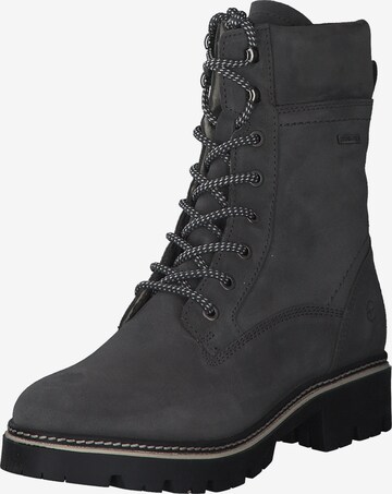 TAMARIS Lace-Up Ankle Boots in Grey: front