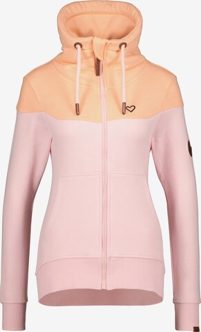 Alife and Kickin Sweatjacke 'ValenaAK' in Pink: predná strana