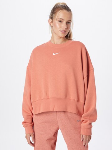 Nike Sportswear Μπλούζα φούτερ σε κόκκινο: μπροστά