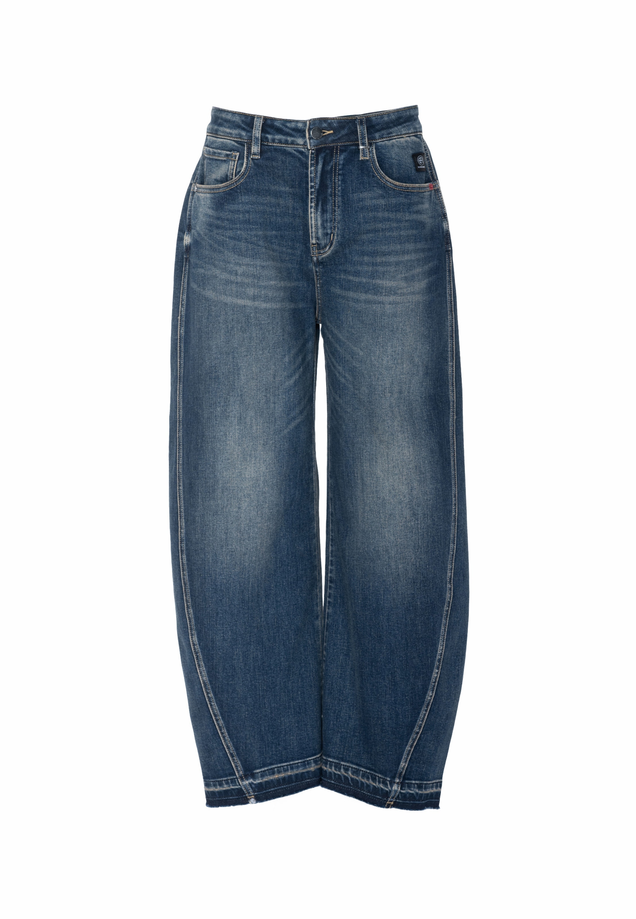 Elias Rumelis Barrel Jeans 'Noralie' in Blau: Vorderseite