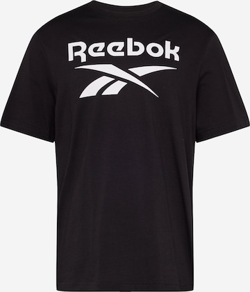 Reebok Koszulka funkcyjna w kolorze czarny: przód