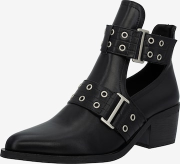 Bottines Salinyang en noir : devant