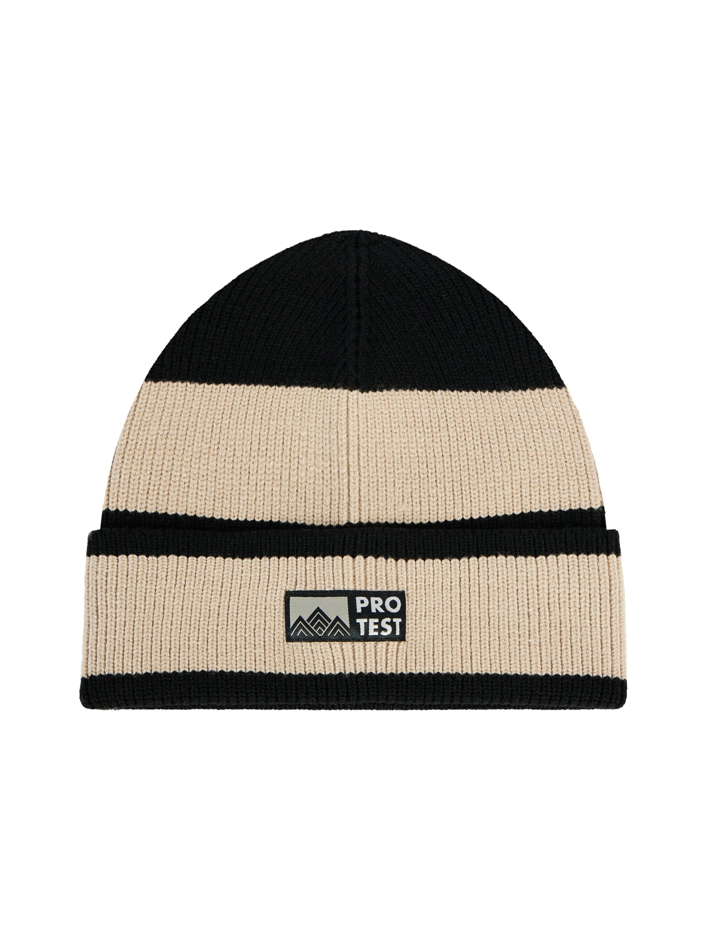 PROTEST Beanie 'PRTSence' in Black: front