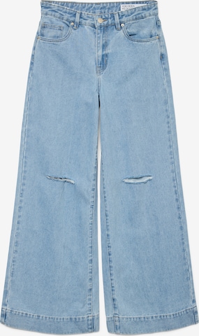 VERO MODA Wide Leg Farkut 'VMANNET' värissä sininen: etupuoli