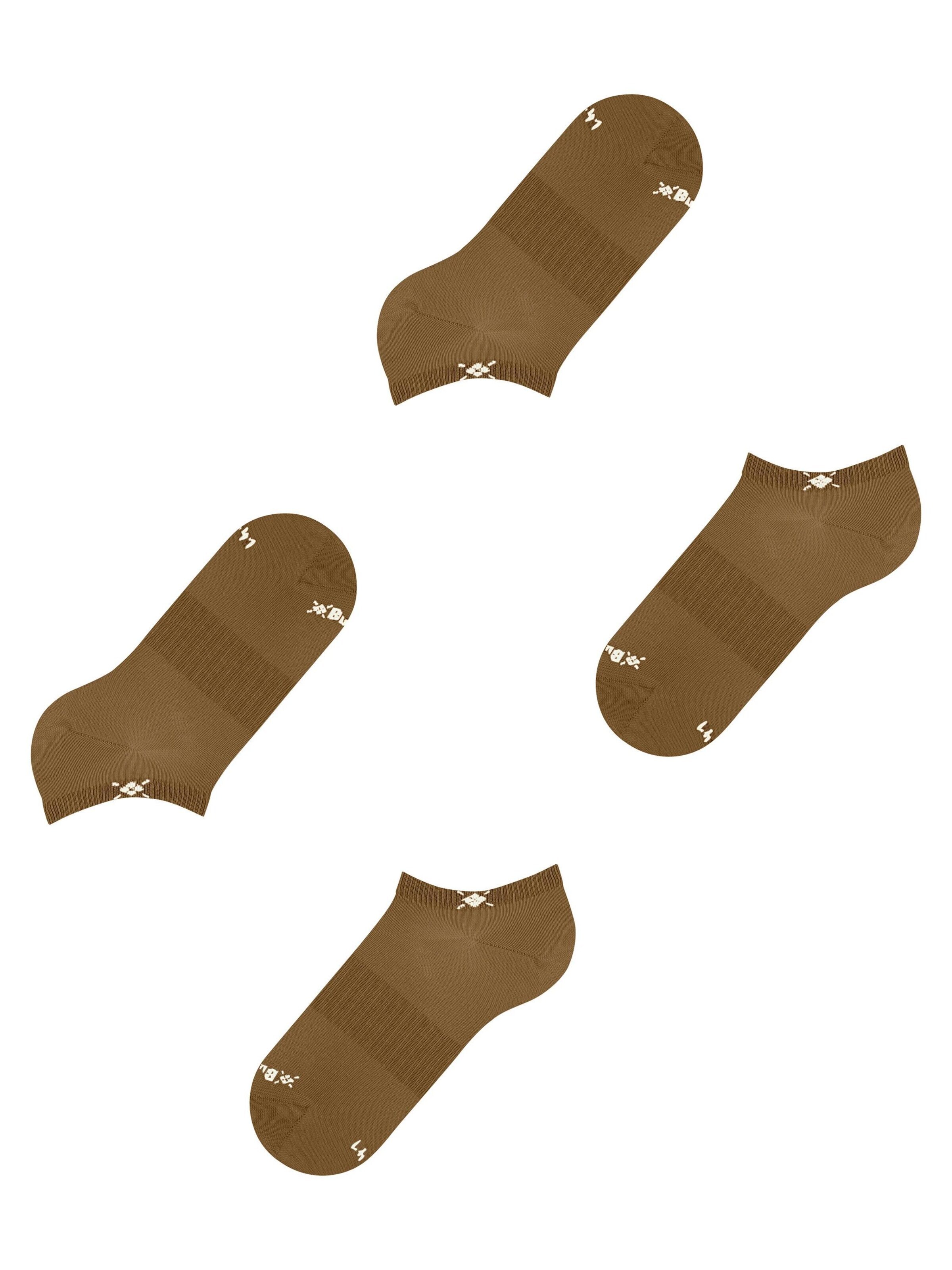 BURLINGTON Ankle Socks 'Everyday 2-Pack' in Brown