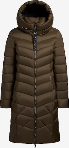 khujo Zimní kabát ' ODANA3 ' – zelená: přední strana