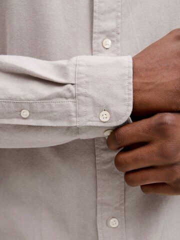 JACK & JONES Regular Fit Skjorte 'JPRBLUBARKLEY' i grå