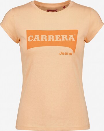 Carrera Jeans Shirt 'Logo' in Orange: Vorderseite