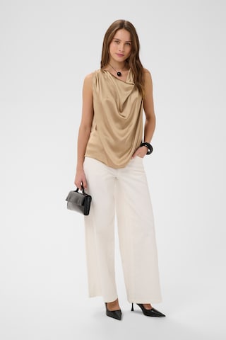 CULTURE - Blusa 'Camusa' en beige