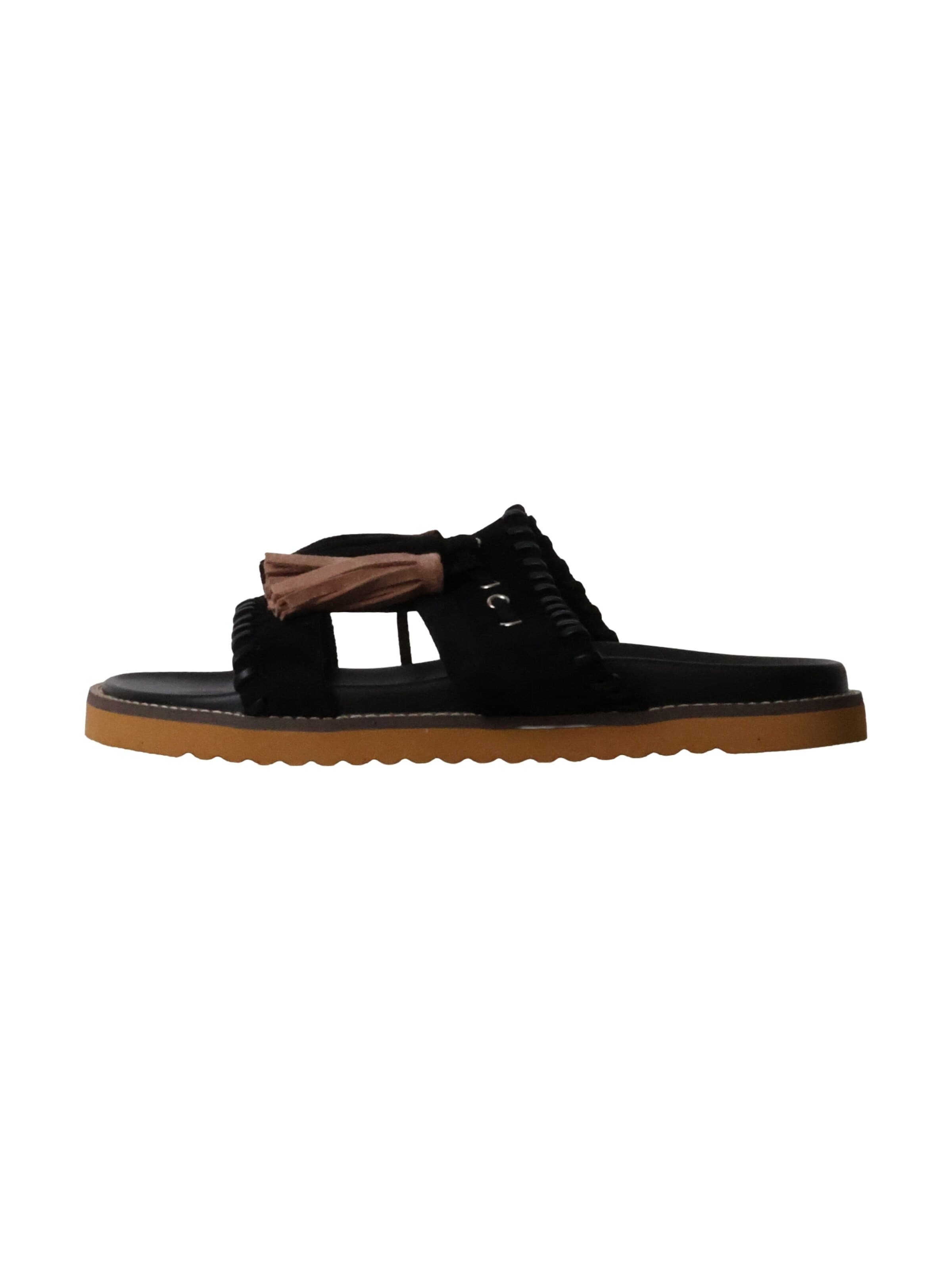 Super Mode - Zapatos abiertos 'Joalice Paris Pantoletten zum Hineinschlüpfen' en negro: frente
