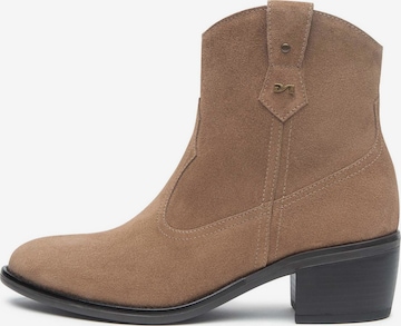 Bottines 'Basilea' Nero Giardini en beige : devant