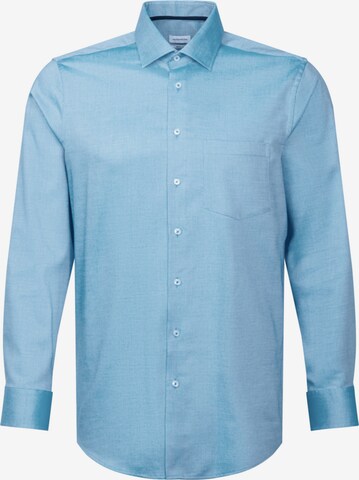 SEIDENSTICKER Button Up Shirt in Blue: front