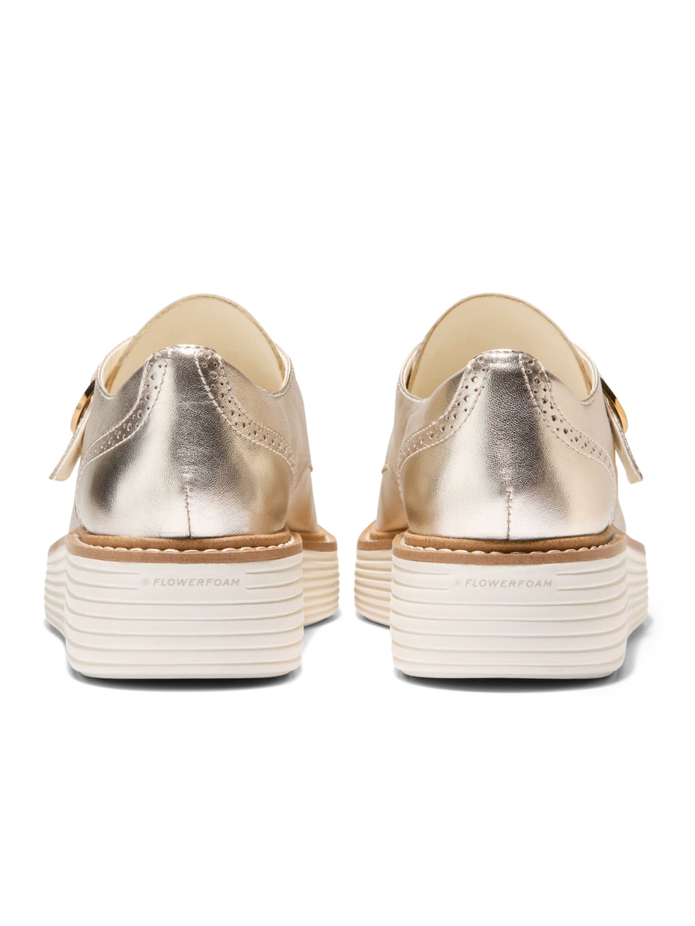 Cole Haan Slipper 'Originalgrand Monk Strap' in Gold