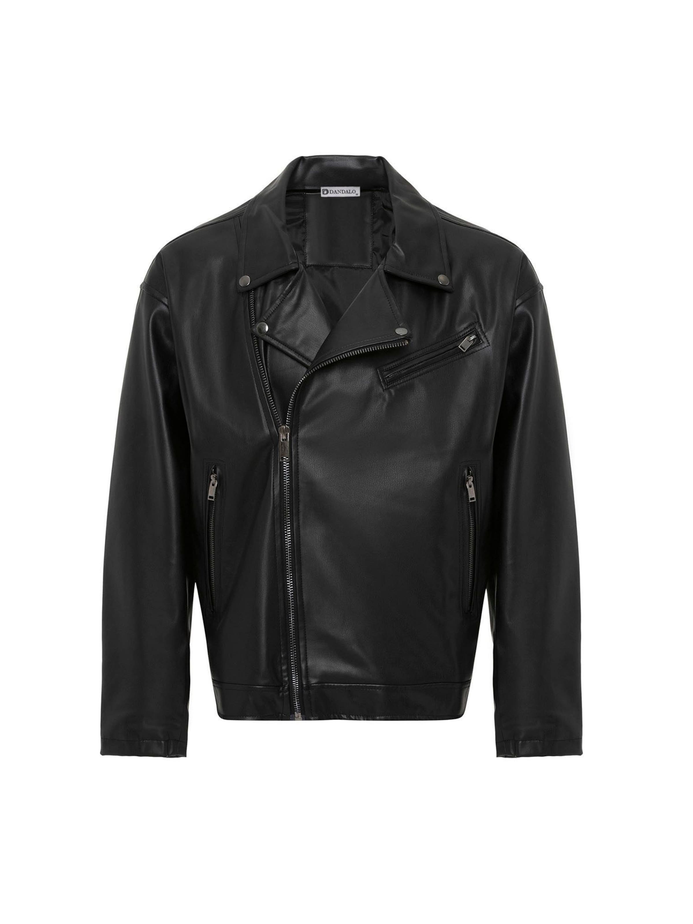 Dandalo Φθινοπωρινό και ανοιξιάτικο μπουφάν 'Klayver' σε μαύρο: μπροστά