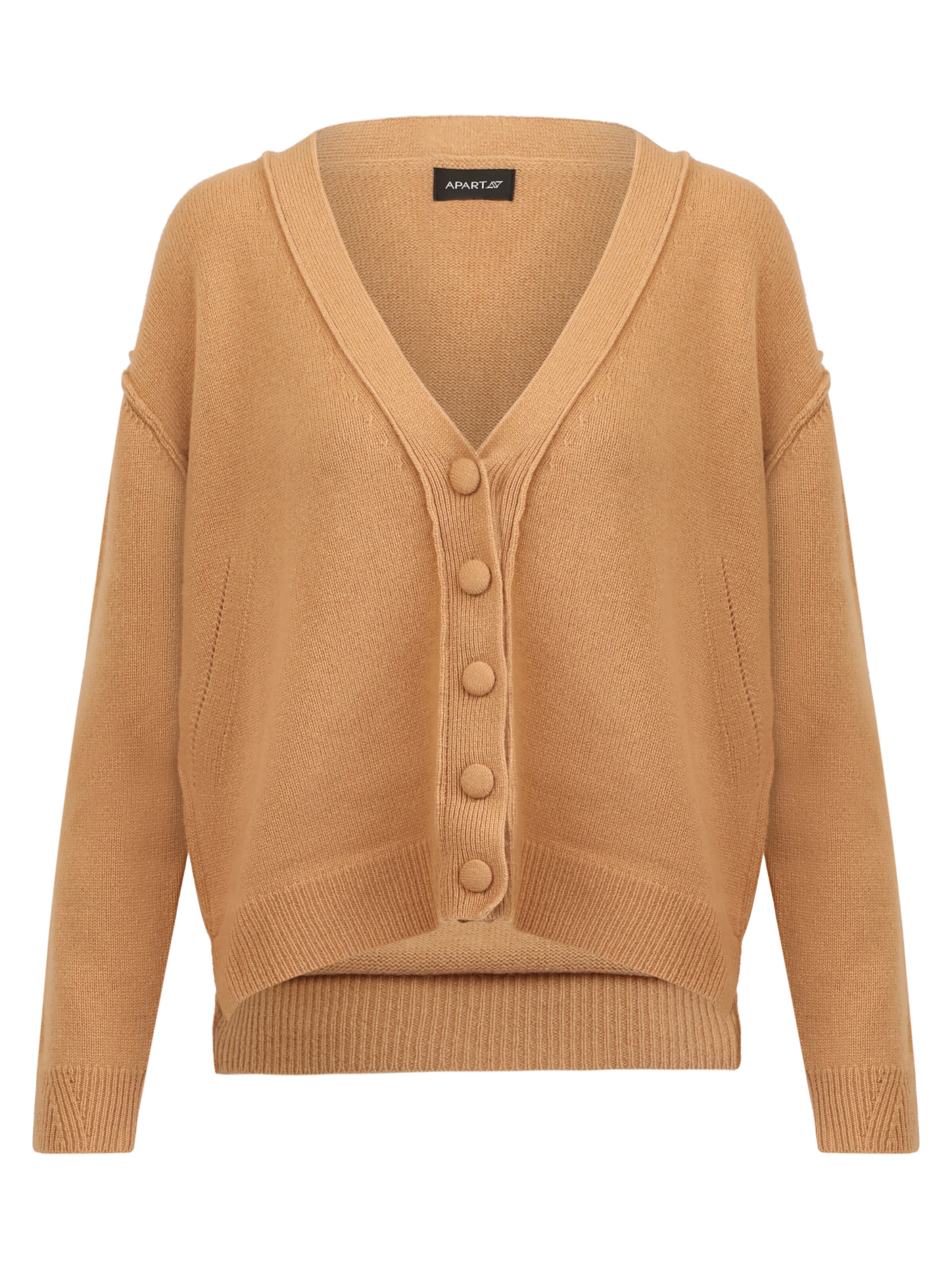 APART Strickjacke in Braun: Vorderseite