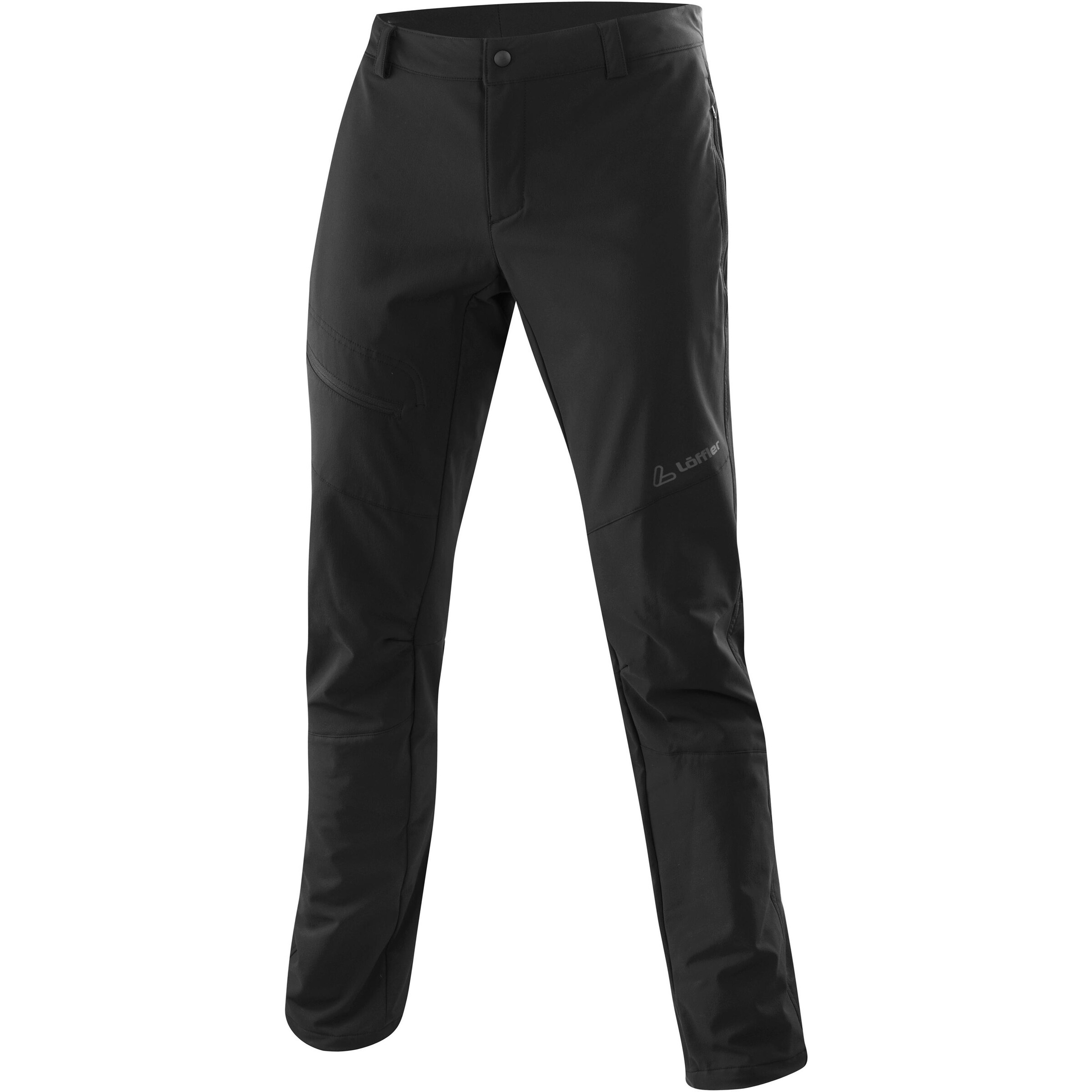 Löffler Regular Workout Pants 'Alaska' in Black: front