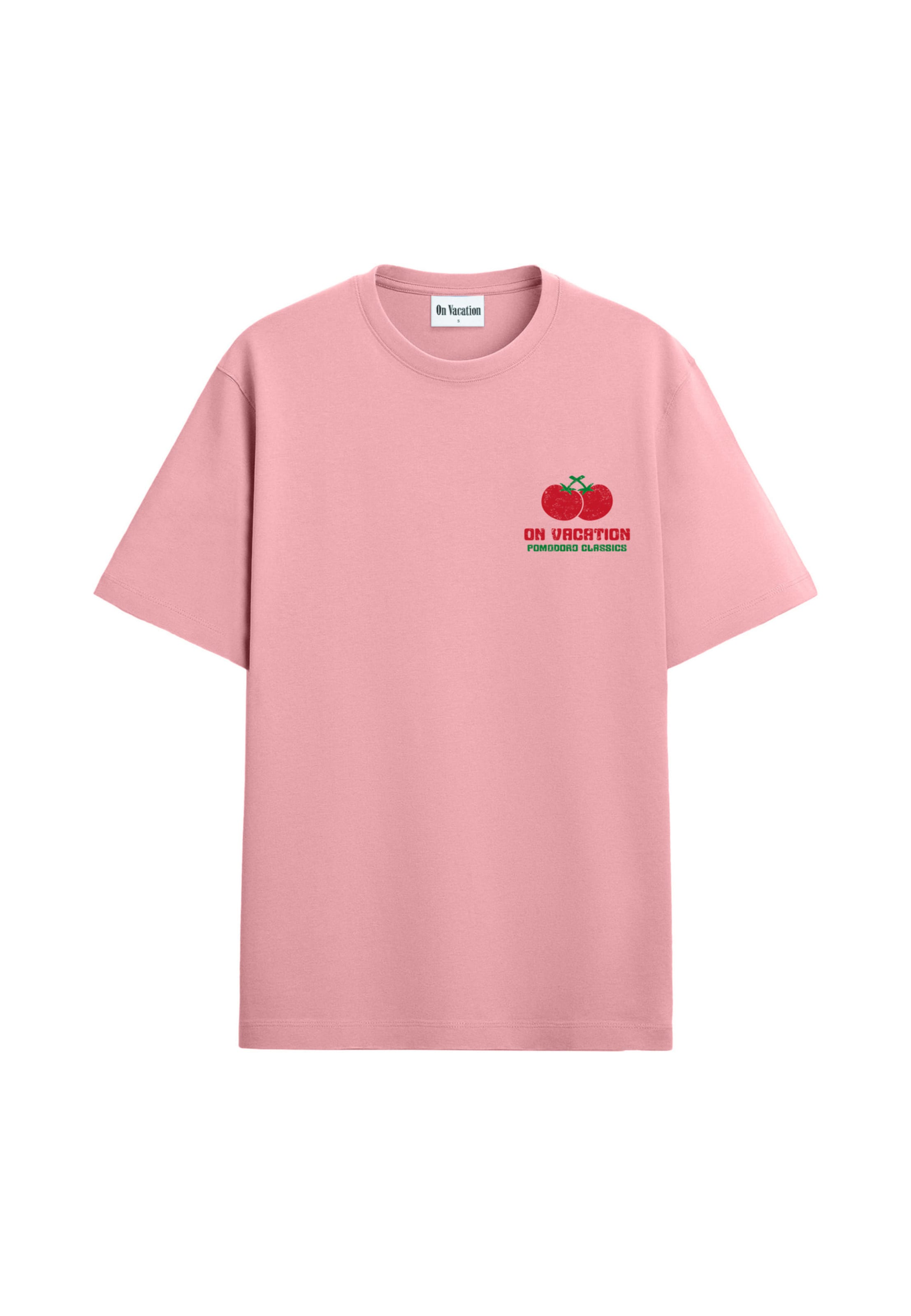 On Vacation Shirt 'Pomodoro Classics' in Pink: front