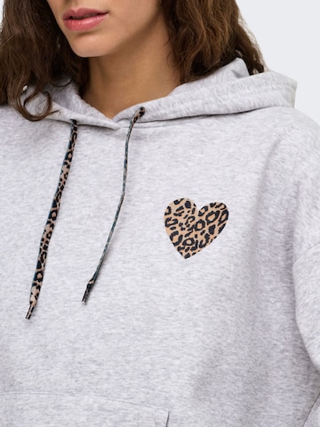 ONLY Sweatshirt in Grijs