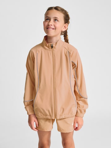Hummel Sportjas in Oranje: voorkant