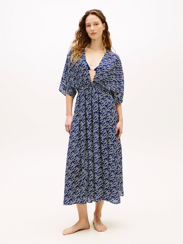 TOMMY HILFIGER Jurk in Blauw: voorkant