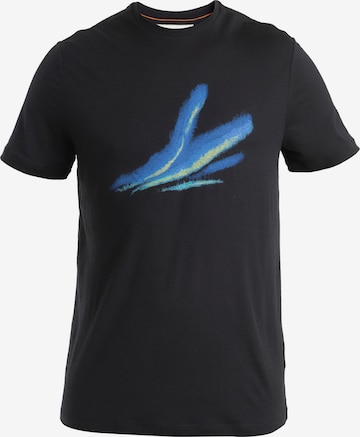 ICEBREAKER Функциональная футболка 'Tech Lite III' в Черный: спереди