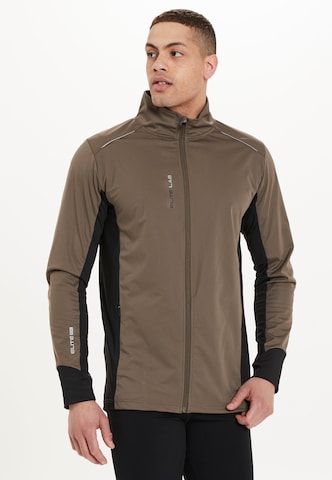 ELITE LAB Between-Season Jacket 'Heat X1' in Green: front