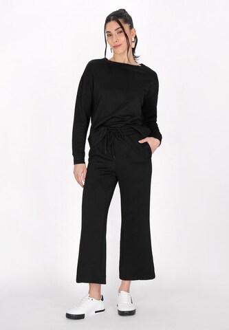 faina Athlsr - Loosefit Calças 'Fashion Look' em preto