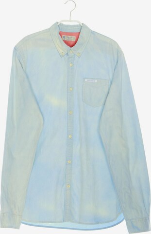 SCOTCH & SODA Button Up Shirt in L in Blue: front