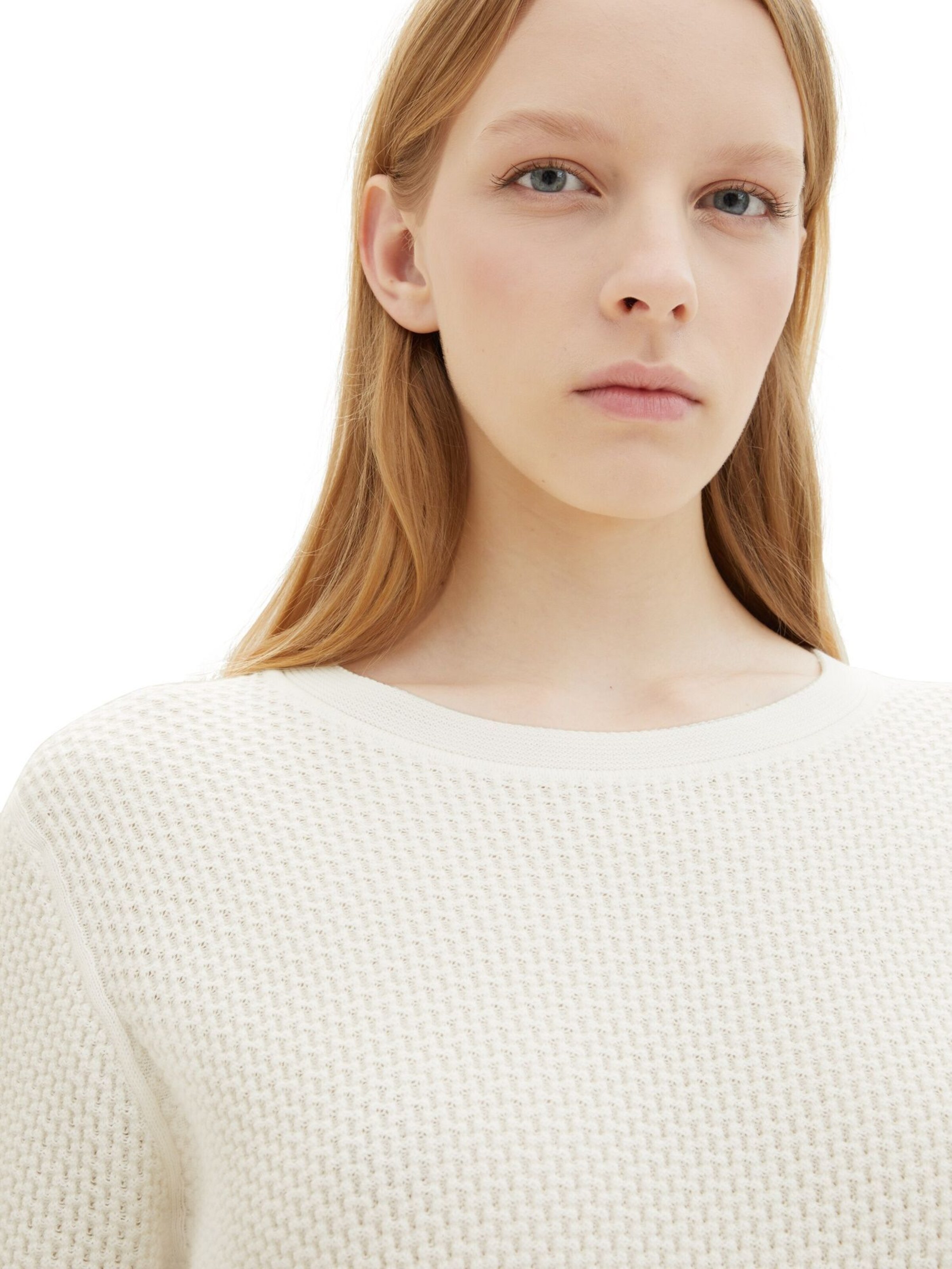 TOM TAILOR Trui in Wit