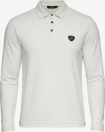 Ombre Shirt in Wit: voorkant