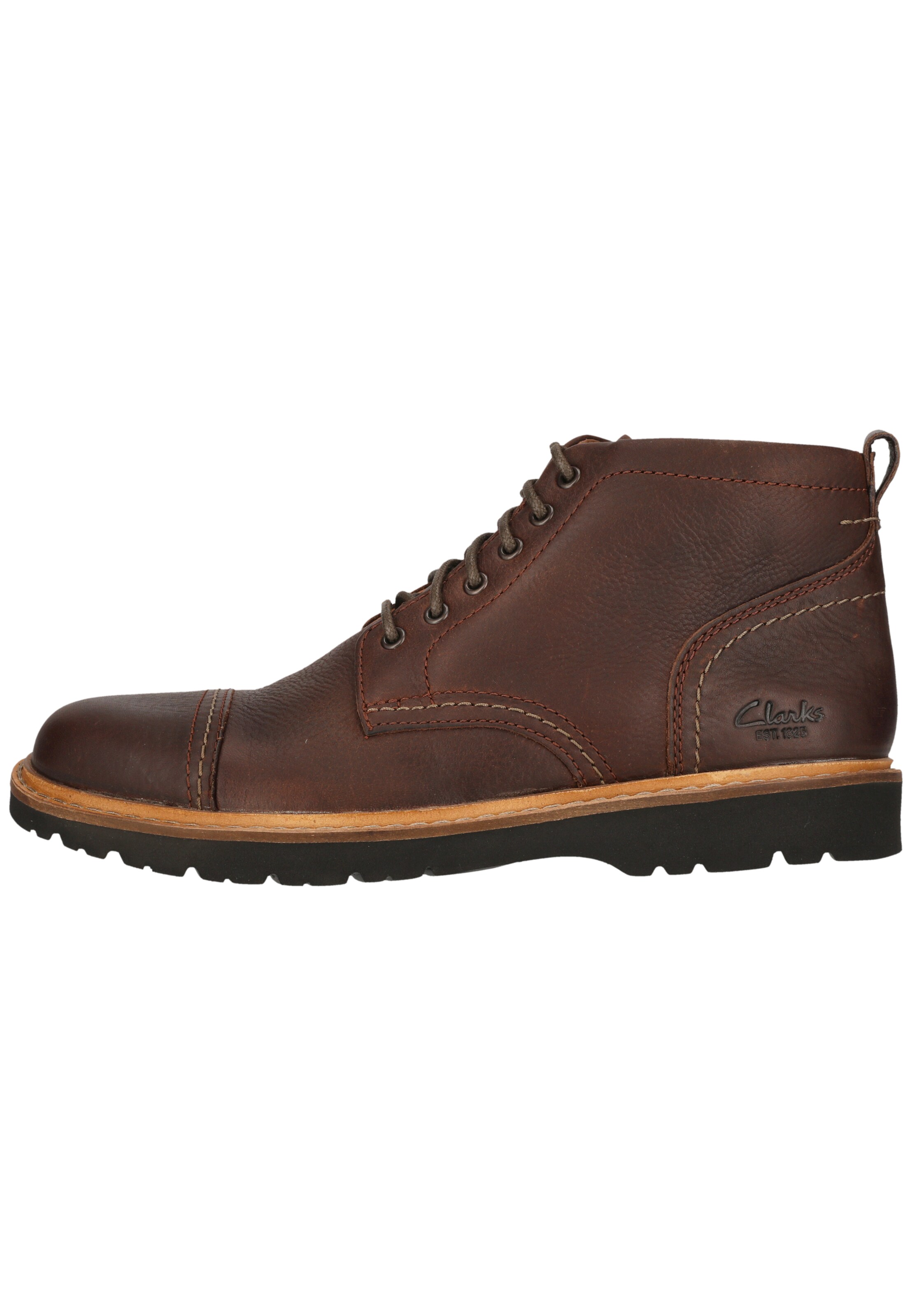 CLARKS Schnürboots 'Weltridge Zip' in Braun