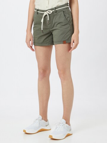Alife and Kickin Regular Chino trousers in Green: front