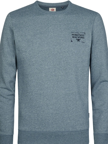 PETROL Sweatshirt in Grijs: voorkant