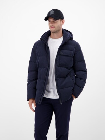 Casquette LERROS en bleu : devant