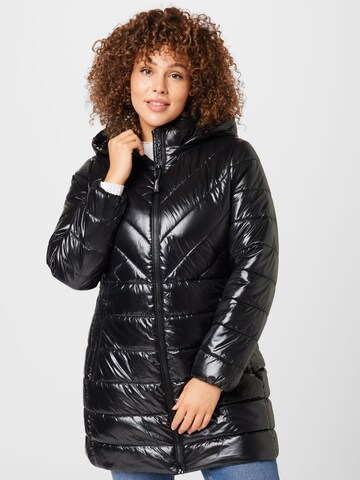 Calvin Klein Curve Between-Seasons Coat in Black: front