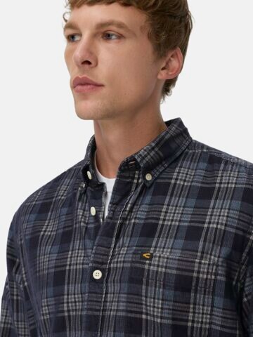 CAMEL ACTIVE - Regular Fit Camisa em azul