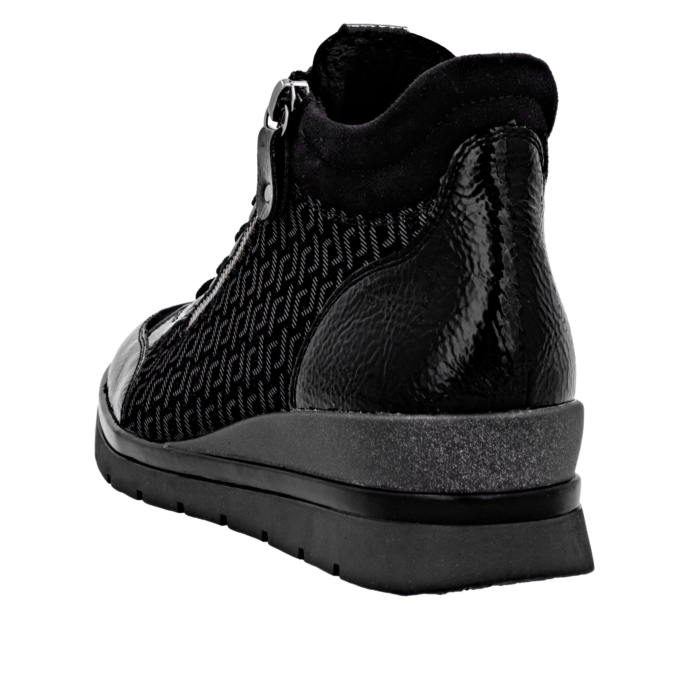 Bottines à lacets REMONTE en noir