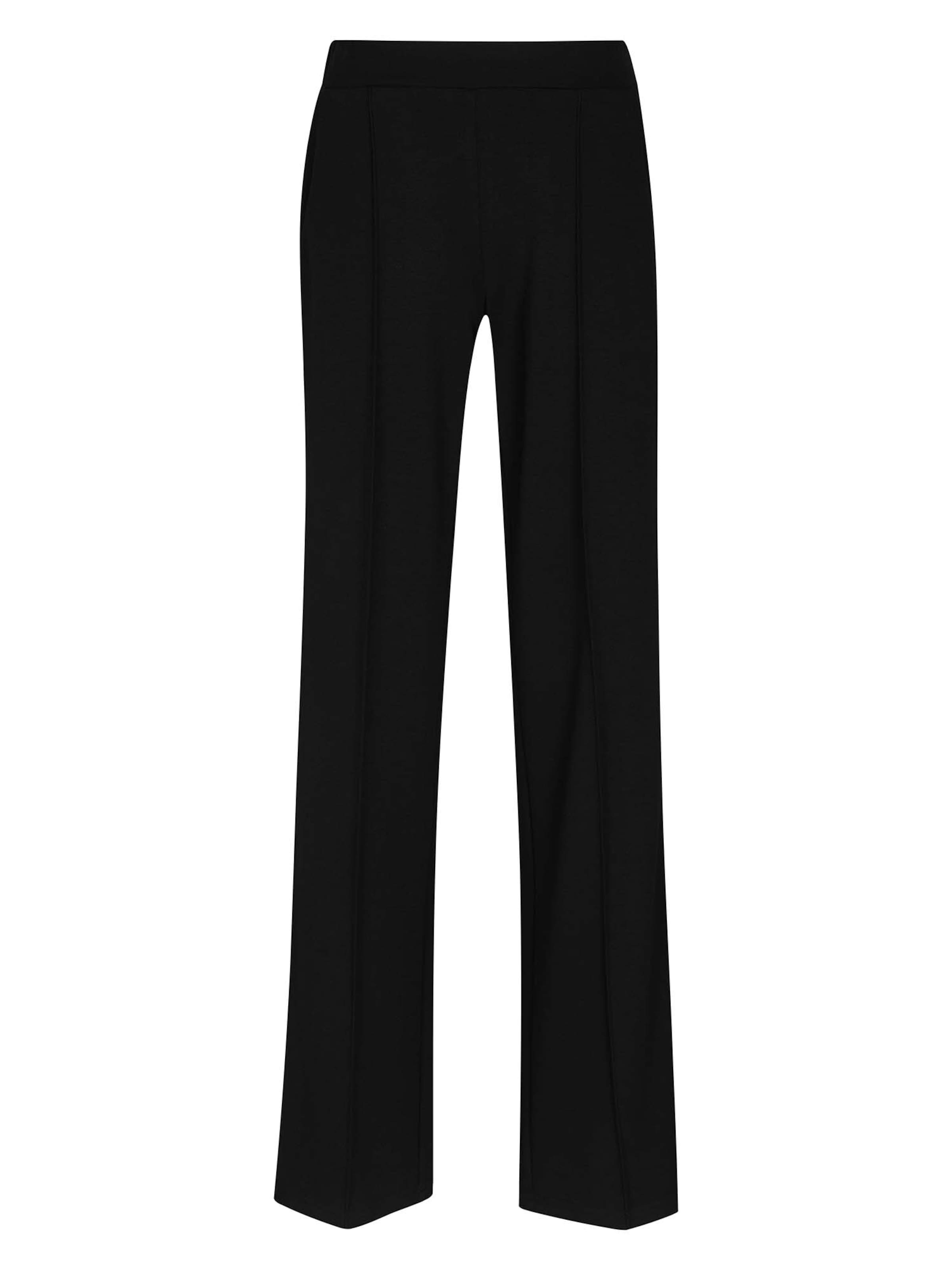 Wide Leg Pantalon MADELEINE en noir : devant
