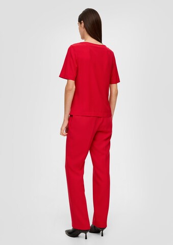 s.Oliver BLACK LABEL - Blusa em vermelho