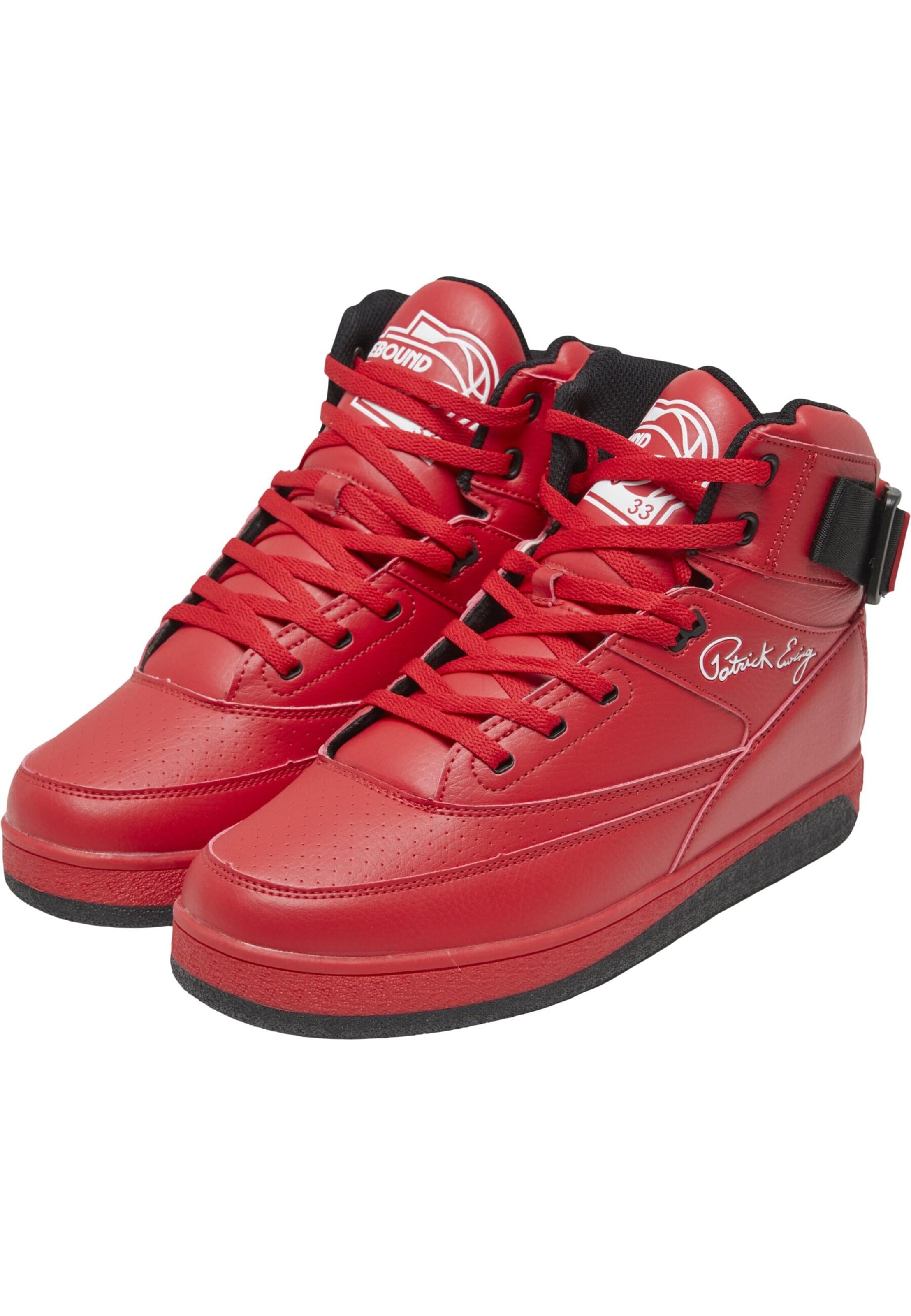 Baskets hautes 'Rebound Core 33 HI' Ewing en rouge