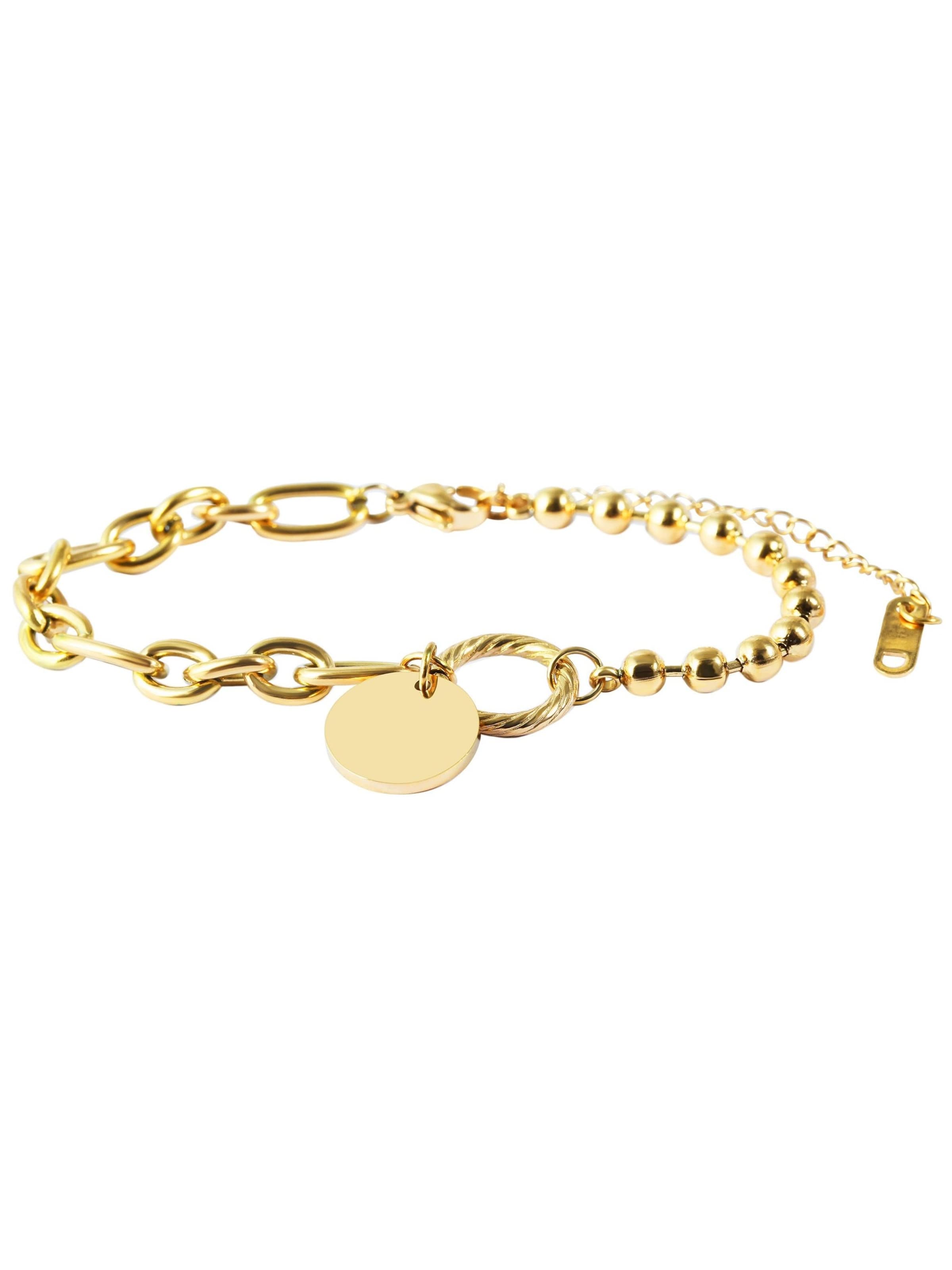 Akzent Bracelet 'Baiba, langlebig' in Gold: front