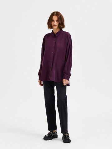 SELECTED FEMME Bluse 'Sanni' i lilla