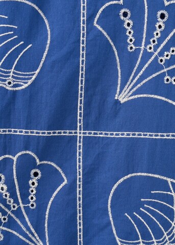MANGO KIDS Wide leg Pants 'Kleinset' in Blue