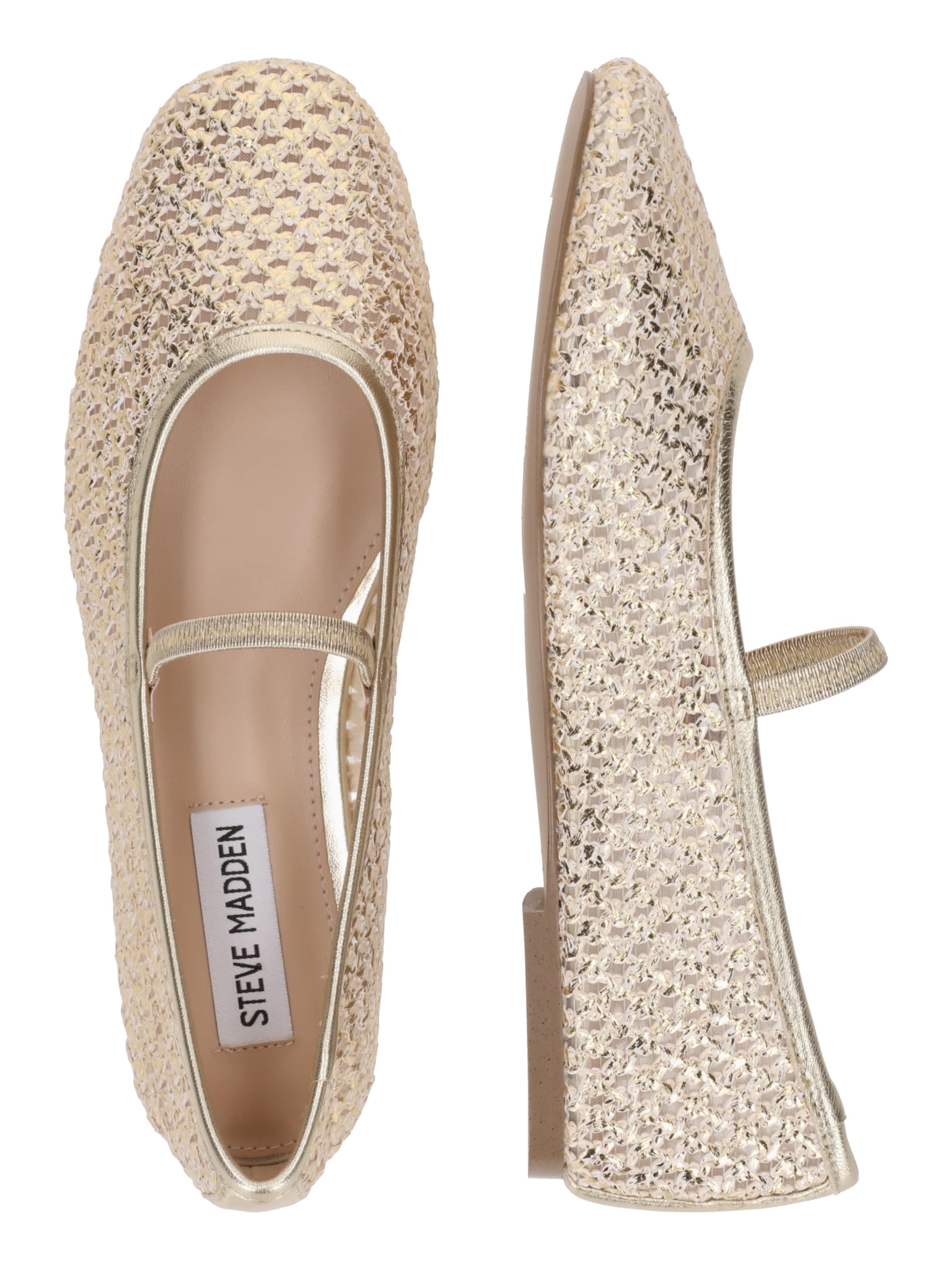STEVE MADDEN Μπαλαρίνα με λουράκια 'Majorca' σε χρυσό